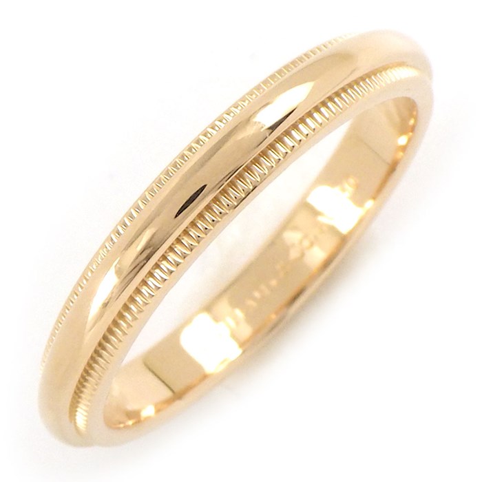 ティファニー Tiffany & Co. リング トゥギャザー ミルグレイン K18PG 13.5号 【中古】
