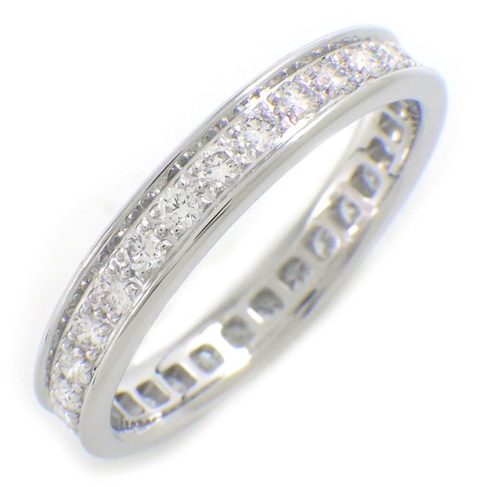  カルティエ Cartier リング バレリーナ ウェディング バンド フル エタニティ ダイヤモンド K18WG 12.5号 / #53 【中古】