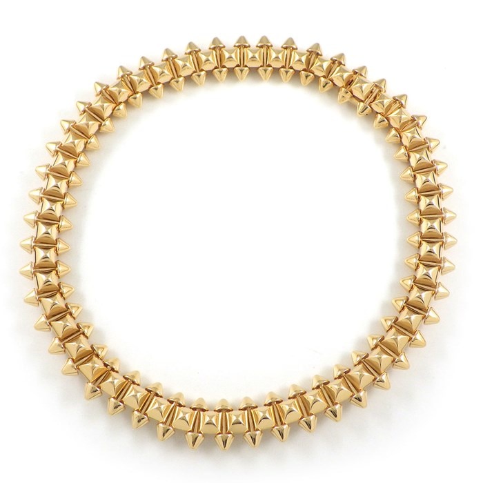 カルティエ Cartier ブレスレット クラッシュ フレキシブル ミディアムモデル MM N6718718 K18PG / #18 【箱・保付き】 【中古】