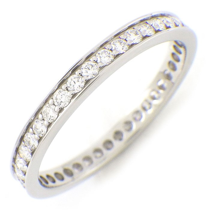 カルティエ Cartier リング バレリーナ フル エタニティ 40ポイント ダイヤモンド PT950 13.5号 / #54 【中古】