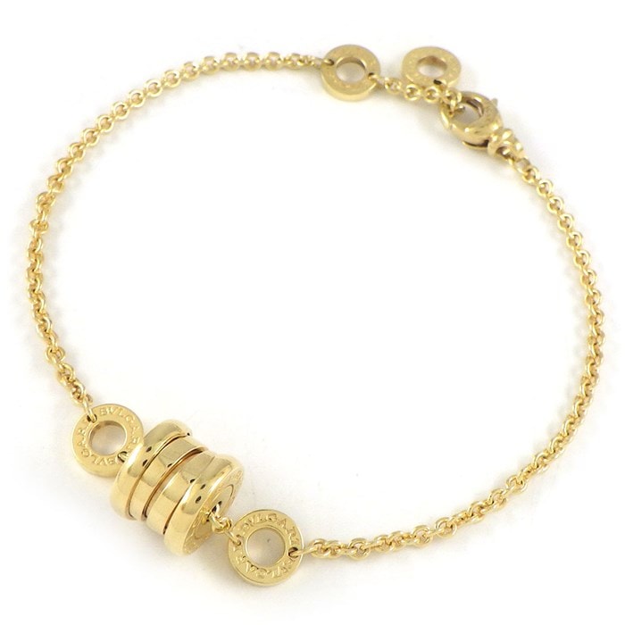 ブルガリ BVLGARI ブレスレット B-zero1 ビーゼロワン エレメント 340665 K18YG / #SM 【中古】