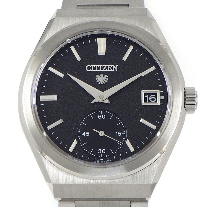 シチズン CITIZEN 腕時計 ザ・シチズン NC1000-51E 特定店限定モデル ブラック文字盤 デイト スモールセコンド 裏スケ SS 自動巻き 【箱・保付き】 【中古】