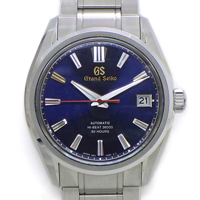 グランドセイコー Grand Seiko 腕時計 ヘリテージコレクション メカニカル SLGH003/9SA5-00B0 60周年記念限定モデル 世界1000本限定 デイト 裏スケ サンレイ グランドセイコーブルー文字盤 SS 自動巻き 【箱・保付き】
