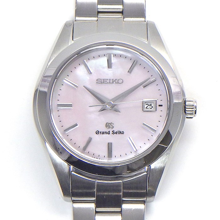 グランドセイコー Grand Seiko 腕時計 STGF067/4J52-0AB0 デイト ピンクシェル文字盤 SS クオーツアナログ 【箱・保付き】 【中古】