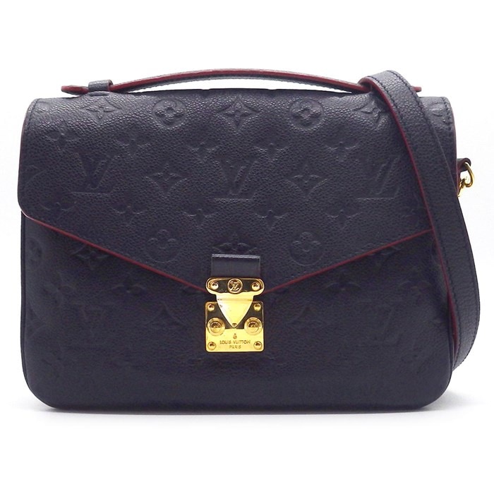 ルイ・ヴィトン Louis Vuitton ショルダーバッグ ハンドバッグ ポシェット メティス MM 2017年 M44071 マリーヌルージュ モノグム アンプラント 【中古】