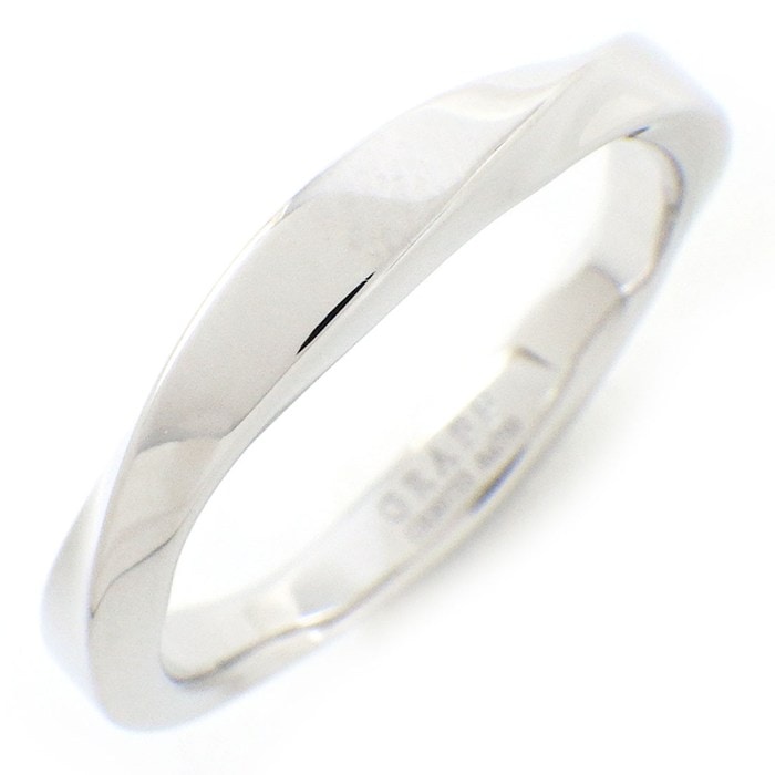 グラフ Graff GRAFF リング スパイラル RGR780 幅3.5mmモデル ツイスト K18WG 19号 【中古】