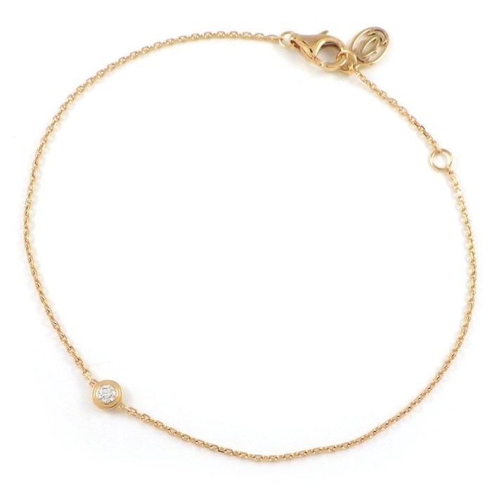 カルティエ Cartier ブレスレット ダムール XS ディアマン レジェ B6045717 ダイヤモンド K18PG 【中古】