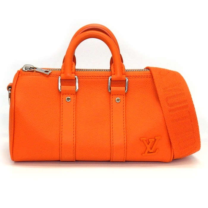 ルイ・ヴィトン Louis Vuitton ハンドバッグ ショルダーバッグ キーポル XS M81004 オレンジ LV アエログラム 【中古】