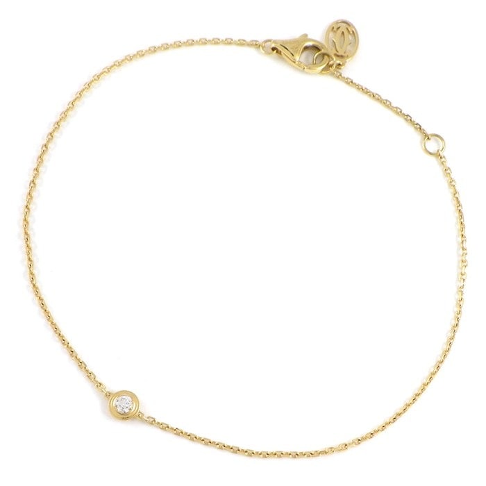 カルティエ Cartier ブレスレット ダムール XS ディアマン レジェ B6045617 1ポイント ダイヤモンド 0.04ct K18YG 【中古】