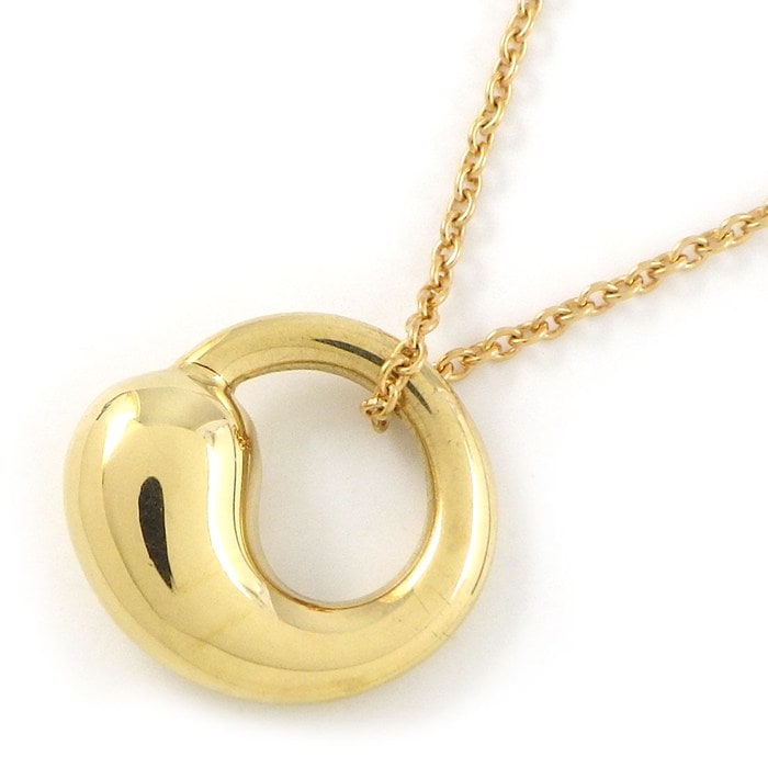 ティファニー Tiffany & Co. ネックレス エターナル サークル K18YG 【中古】