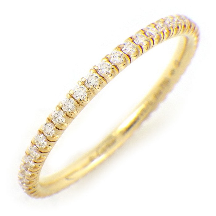 カルティエ Cartier リング エタンセル B4212052 フルエタニティ サークル ダイヤモンド K18YG 11.5号 / #52 【箱・保付き】 【中古】