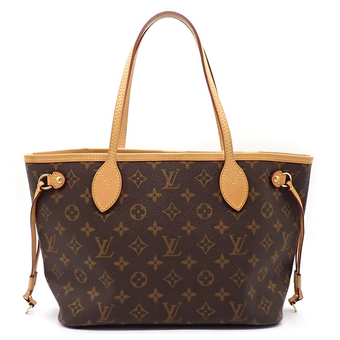 ルイ・ヴィトン Louis Vuitton トートバッグ ネヴァーフル PM 2011年製 M40155 ブラウン ベージュ モノグラムキャンバス レザー 【中古】