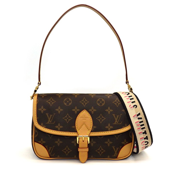 ルイ・ヴィトン Louis Vuitton ショルダーバッグ ディアヌ M45985 ブラウン ノワール モノグラムキャンバス ヌメ革 【中古】