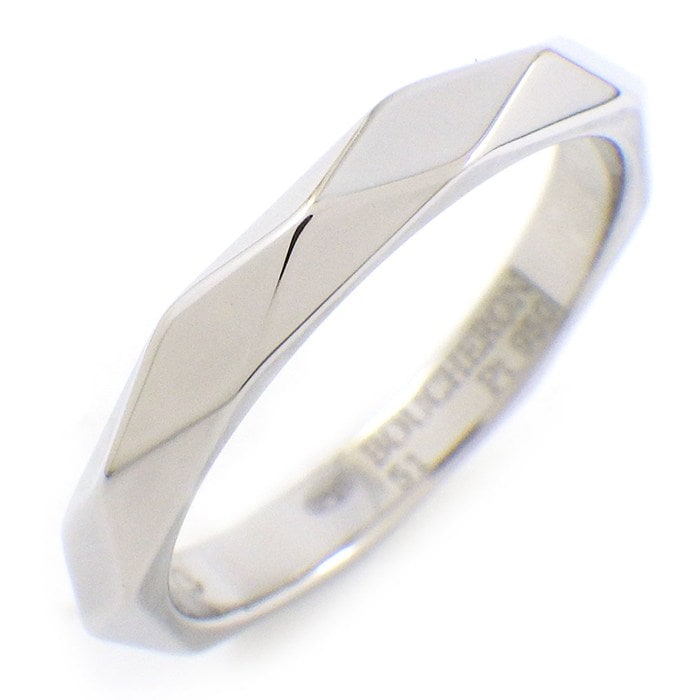 ブシュロン BOUCHERON リング ファセット ミディアム JAL00014 PT950 11号 / #51 【中古】