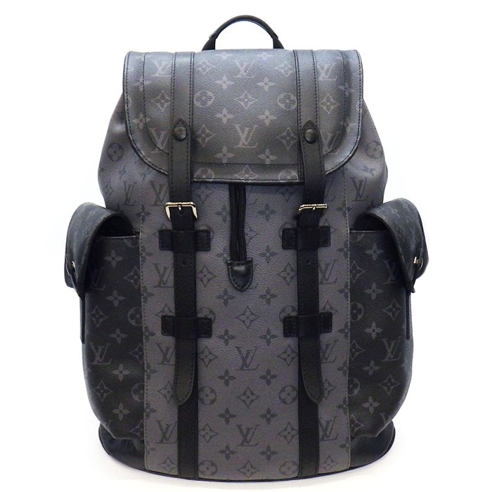 ルイ・ヴィトン Louis Vuitton バックパック クリストファー MM M45419 モノグラム・エクリプス コーティングキャンバス レザー 【中古】