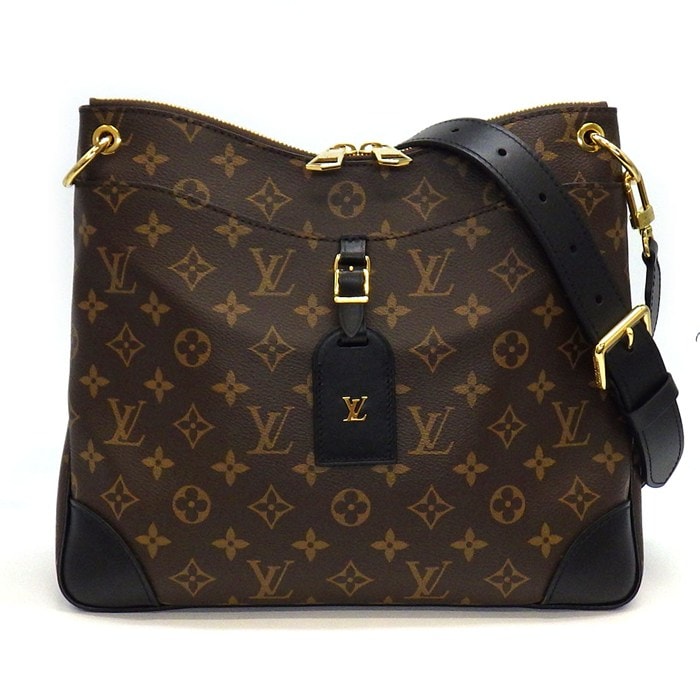 ルイ・ヴィトン Louis Vuitton ショルダーバッグ モノグラム オデオン NM MM M45352 モノグラムキャンバス ノワール レザー 【中古】