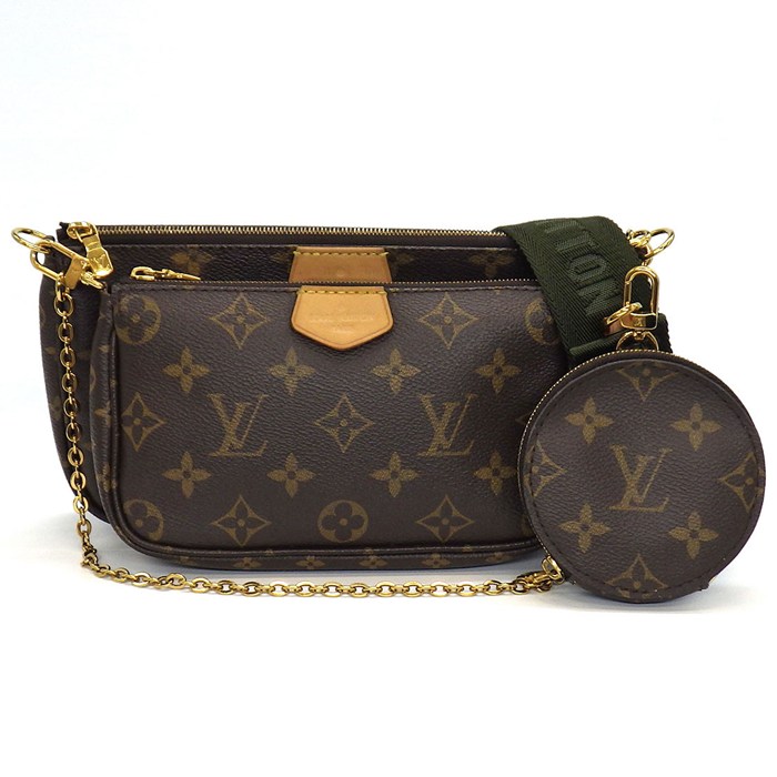 ルイ・ヴィトン Louis Vuitton ショルダーバッグ/コインケース ミュルティ・ポシェット・アクセソワール M44813 モノグラム レザー 【中古】