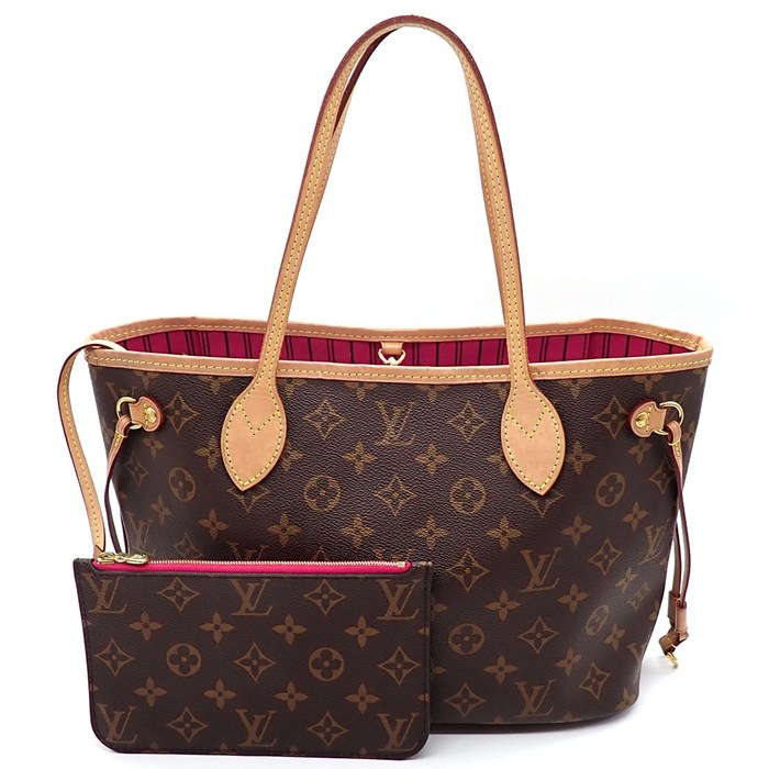 ルイ・ヴィトン Louis Vuitton トートバッグ/ポーチ ネヴァーフル PM M41245 2020年製 ピヴォワンヌ モノグラムキャンバス レザー 【中古】
