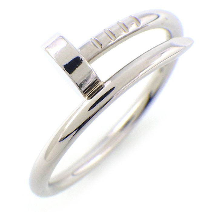 カルティエ Cartier リング ジュストアンクル SM B4226054 釘モチーフ K18WG 14号 / #54 【中古】
