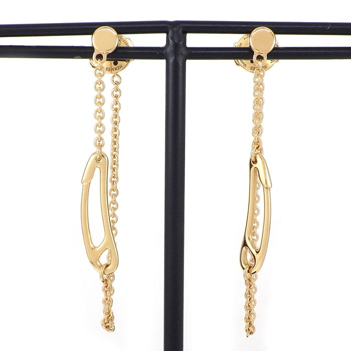 お*ぇ様 HERMES❁✿✾ ループピアス　ブロンズゴールド　未使用同様 ピアス 《ループ》 | Hermès - エルメス-公式サイト