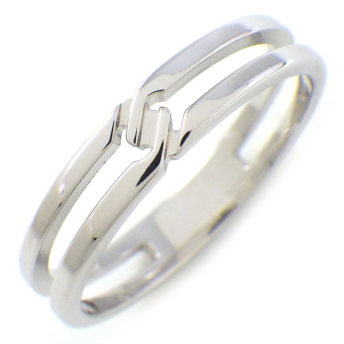 グッチ GUCCI リング インフィニティ 日本限定モデル ノット モチーフ K18WG 14.5号 / #15 【中古】