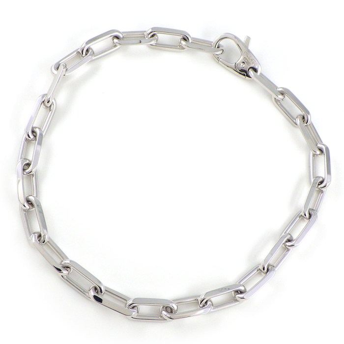  カルティエ Cartier ブレスレット サントスデュモン チェーン K18WG 【中古】