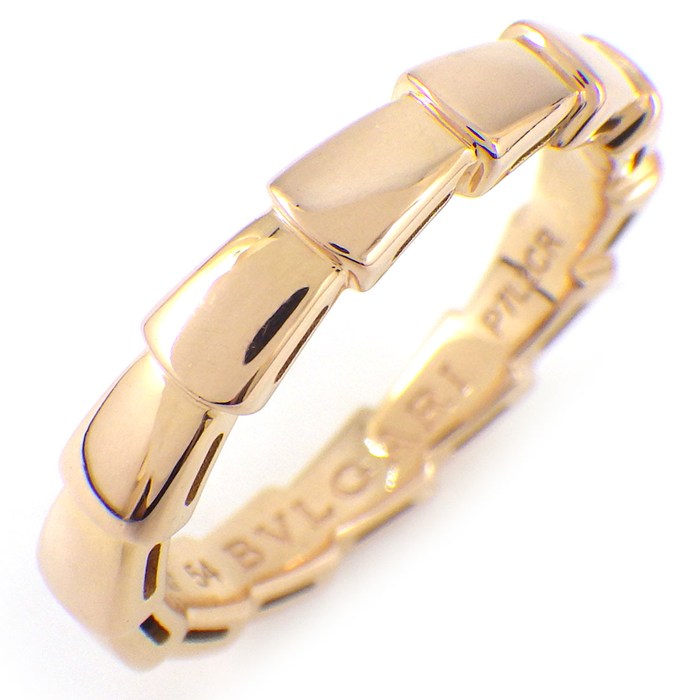  ブルガリ BVLGARI リング セルペンティ ヴァイパー 349653 スネーク K18PG 13.5号 / #54 【中古】