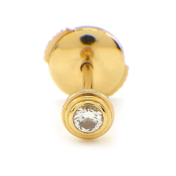カルティエ Cartier ピアス ダムール エクストラスモール XS ディアマン レジェ B8301215 1ポイント ダイヤモンド 0.04ct K18YG ※片方のみ 【中古】