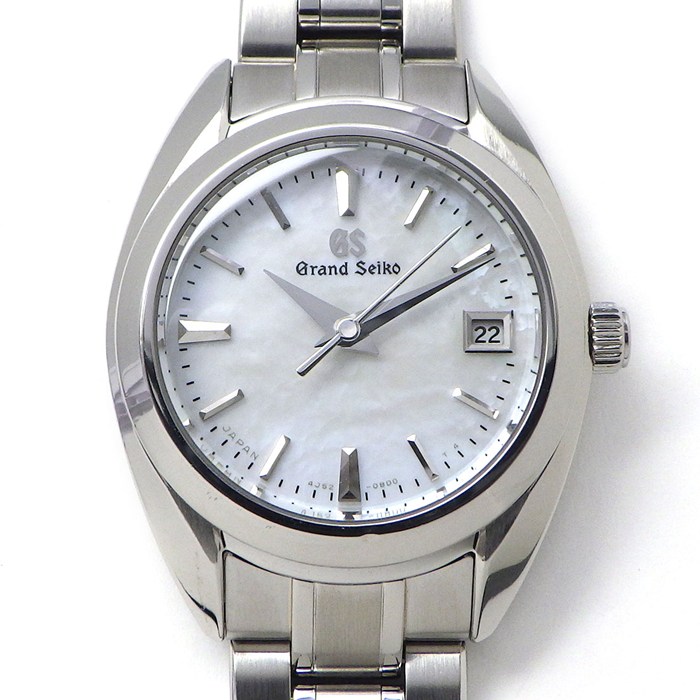 グランドセイコー Grand Seiko 腕時計 ヘリテージコレクション STGF275/4J52-0AC0 デイト ホワイトシェル文字盤 SS クオーツアナログ 【中古】