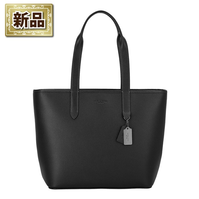 【新品】コーチ COACH トートバッグ サリバン C9876 QB/BK ブラック リファインド ペブルレザー シルバー金具