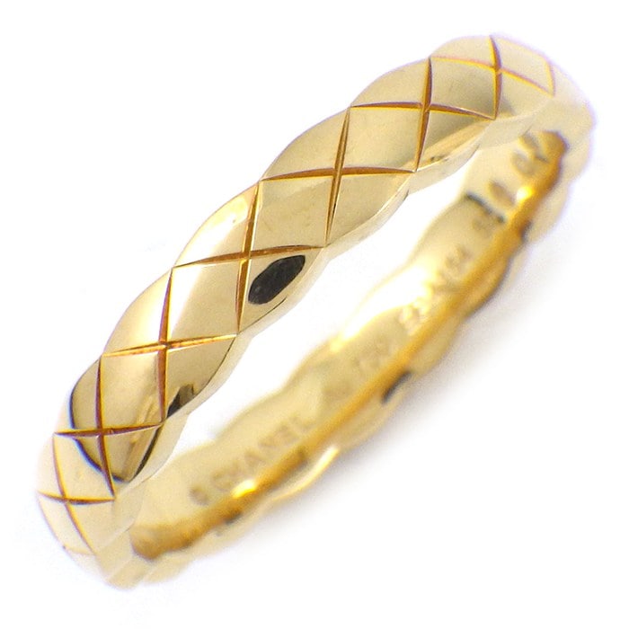 シャネル CHANEL リング ココクラッシュ ミニ J11794 K18YG 14.5号 / #55 【箱・保付き】 【中古】
