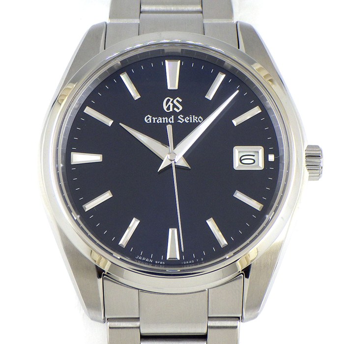 グランドセイコー Grand Seiko 腕時計 ヘリテージコレクション SBGP013 9F85-0AC0 ネイビー文字盤 デイト SS クオーツアナログ 【中古】