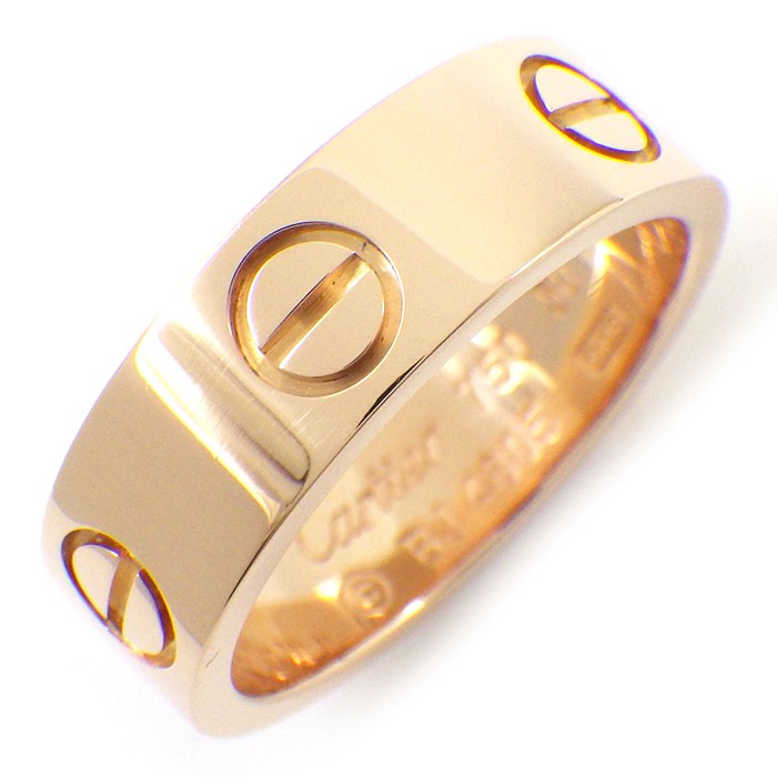 カルティエ Cartier リング ラブ クラシックモデル MM B4084850 K18PG 10号 / #50 【中古】