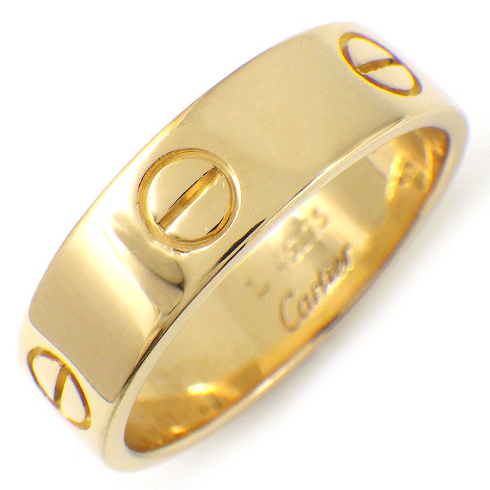 カルティエ Cartier リング ラブ クラシックモデル MM B4084660 K18YG 19号 / #60 【中古】