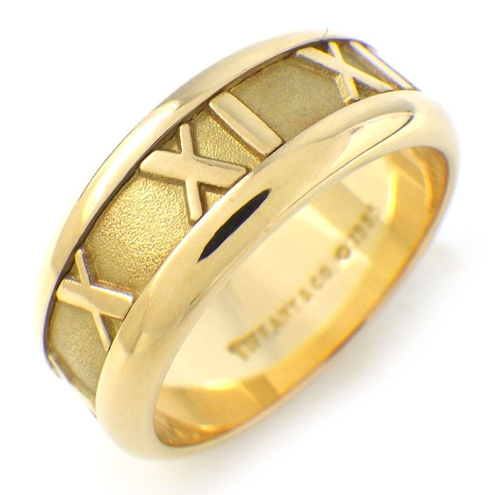 ティファニー Tiffany & Co. リング アトラス K18YG 10.5号 【中古】