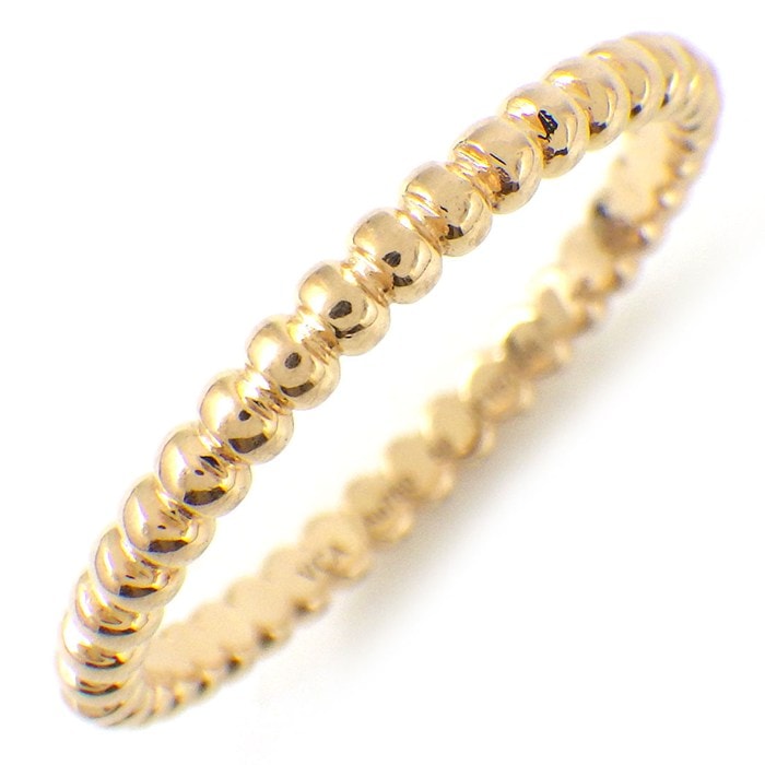 ヴァンクリーフ＆アーペル Van Cleef & Arpels リング ペルレ ゴールドパール スモール VCARPJMF00 K18PG 15号 / #56 【中古】