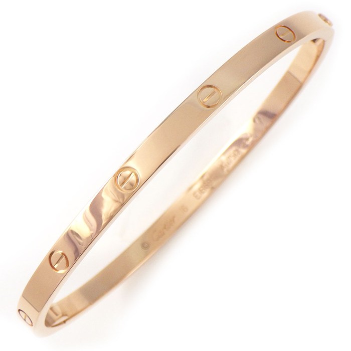 カルティエ Cartier ブレスレット ラブ SM B6047316 K18PG / #16 【箱・保付き】 【中古】