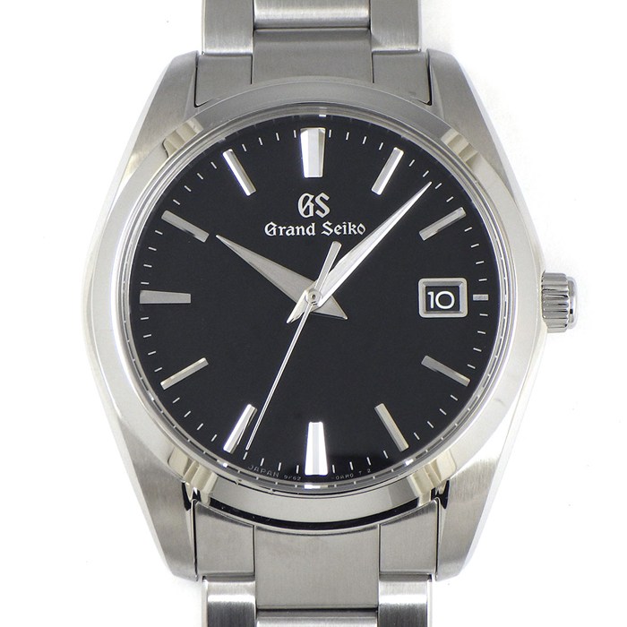 グランドセイコー Grand Seiko 腕時計 ヘリテージコレクション SBGX261/9F62-0AB0 デイト ブラック文字盤 SS クオーツアナログ 【中古】