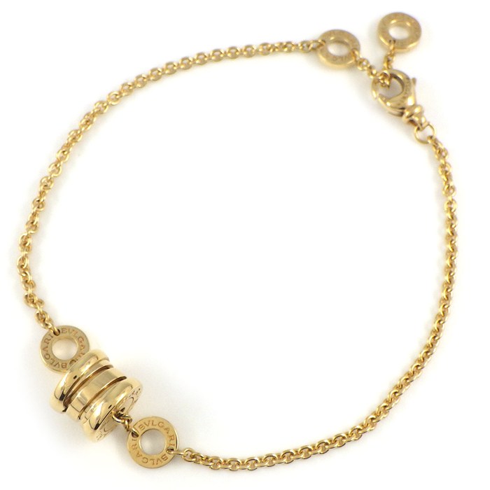 ブルガリ BVLGARI ブレスレット B-zero1 ビーゼロワン 340666 エレメント K18YG 【中古】