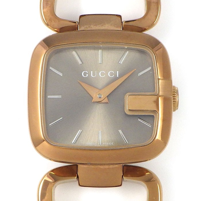 ❣️GUCCI シルバー スクエアフェイス ダイア腕時計美品❣️箱有お値下げ GUCCI グッチ 109 スクエアフェイス 2P ダイヤモンド 腕時計