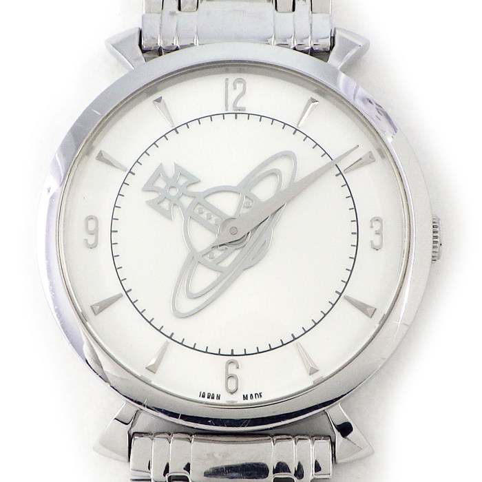 ヴィヴィアン・ウエストウッド Vivienne Westwood 腕時計 オーブ クラシック VW-7043 ホワイト文字盤 SS クオーツアナログ 【中古】