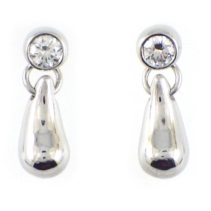 ティファニー Tiffany & Co. ピアス ティアドロップ スウィング ドロップ 2ポイント ダイヤモンド PT950 【中古】