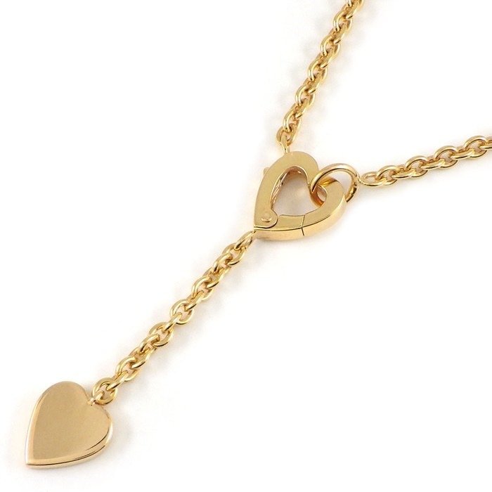 カルティエ Cartier ネックレス モナムール スウィング ドロップ ハート K18PG 【中古】