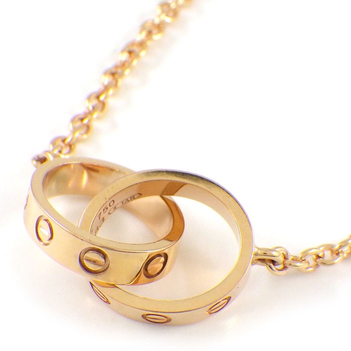 カルティエ Cartier ネックレス ラブ B7212300 ベビーラブ K18PG 【中古】