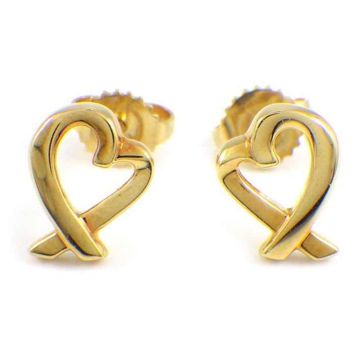 ティファニー Tiffany & Co. ピアス ラヴィング ラビング ハート 60021164 K18YG 【中古】