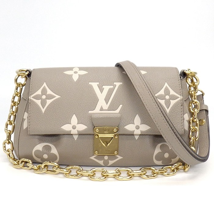 ルイ・ヴィトン Louis Vuitton ショルダーバッグ フェイボリット NM M45836 トゥルトレール/クレーム モノグラムアンプラント 【中古】 ルイ・ヴィトン Louis Vuitton ショルダーバッグ フェイボリット NM