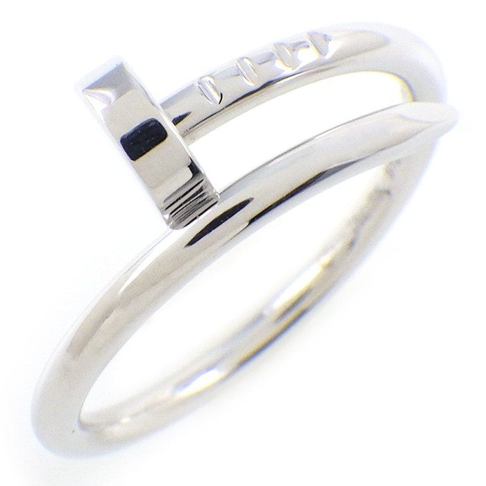 カルティエ Cartier リング ジュストアンクル SM B4226051 釘モチーフ K18WG 10号 / #51 【中古】