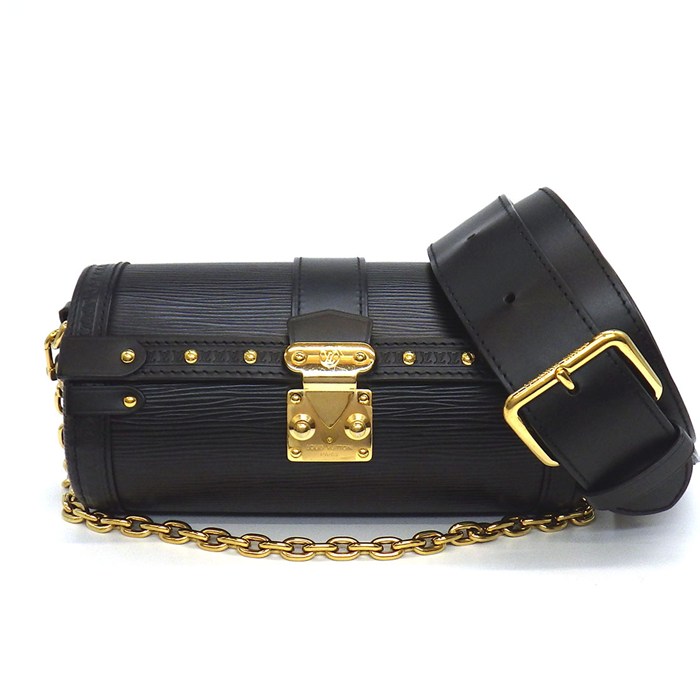 ルイ・ヴィトン LOUIS VUITTON ショルダーバッグ/ハンドバッグ パピヨン トランク M58655 ノワール エピレザー ゴールド金具 【中古】