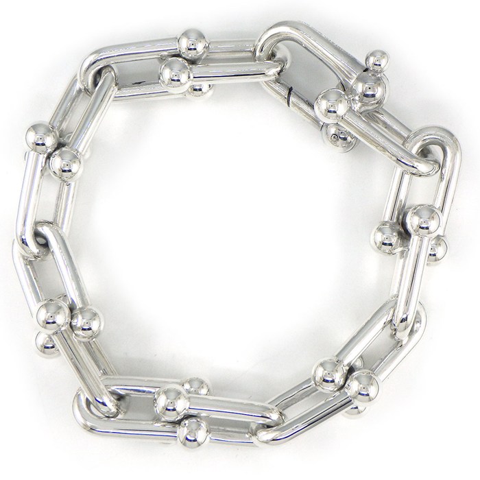 ティファニー Tiffany & Co. ブレスレット ハードウェア リンク ラージ 60153089 SV925 / #16 【中古】