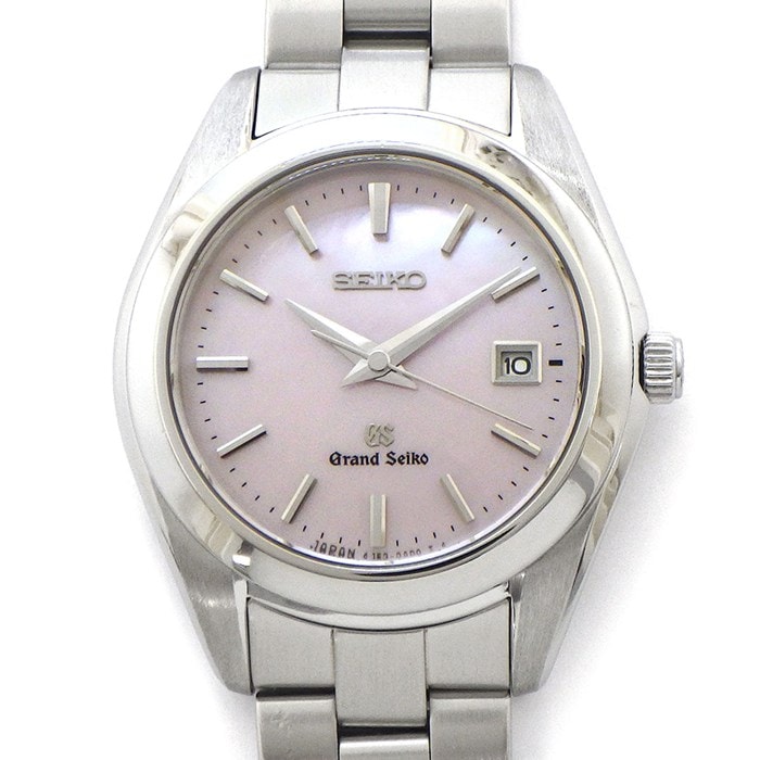 グランドセイコー Grand Seiko 腕時計 ヘリテージコレクション STGF267/4J52-0AB0 デイト ピンクシェル文字盤 SS クオーツアナログ 【中古】